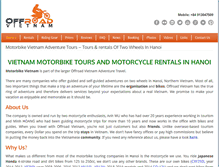 Tablet Screenshot of motorbikevietnam.com